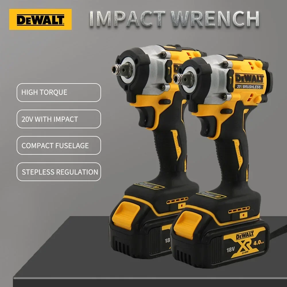 DEWALT DCF921 chiave a batteria atomica 20V MAX 1/2 in chiave a percussione a batteria chiave di ricarica a velocità variabile DCF921N con batteria