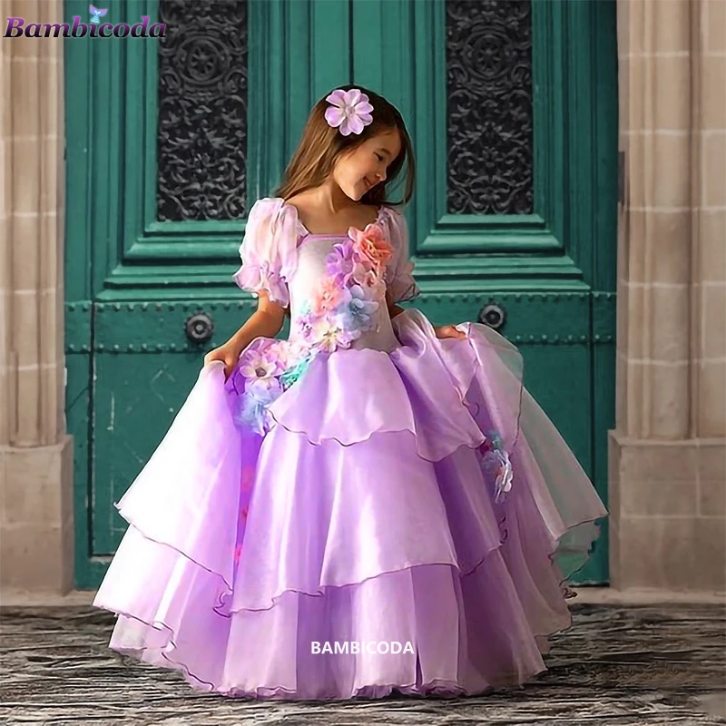 Robe Princesse Encanto Isabella pour Bol, Costumes Cosplay, Anniversaire, Noël, Carnaval, ix, Charme, Halloween, Éducatif