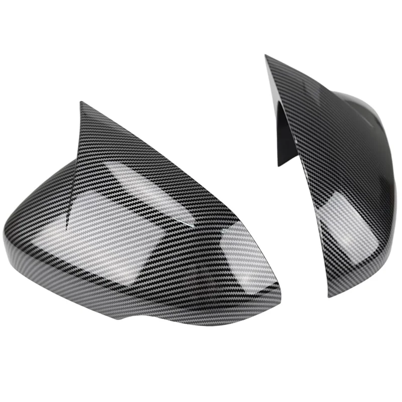

Rearview Mirror Cover Side Mirror Cover Side Mirror Cap For Rivian R1T/R1S 2022-2024 Spare Parts Carbon Fiber Pattern-A61E
