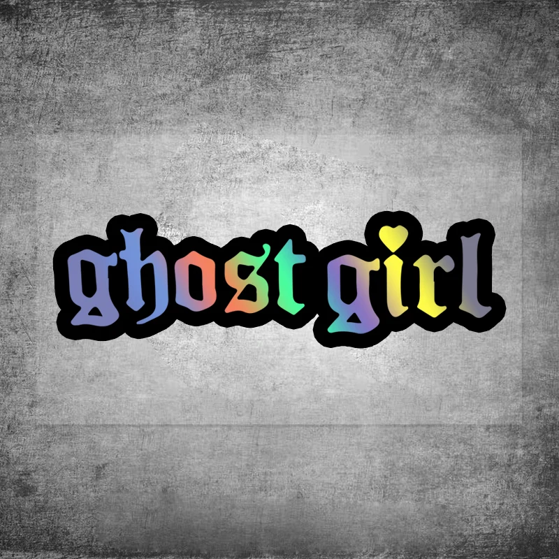 1PC Ghost Girl Car Stickers Waterproof for Auto Rearview Mirror Body Window Vinyl Decals Funny Moto Tank Halloween Decoration