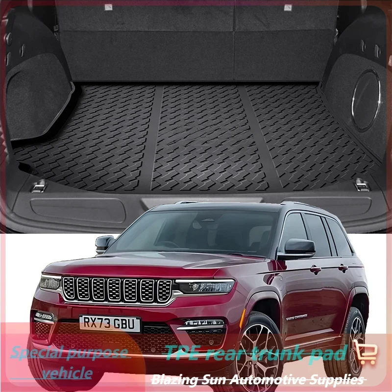 Car Auto Rear Boot Cargo Liner Tray Trunk Mat Carpet for Jeep Grand Cherokee 2012- Cushion Pad Carpet Pad Anti-dirty Anti-water