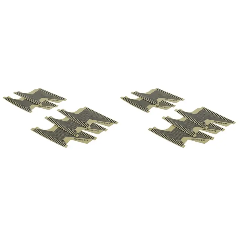 10Pcs Ribbon Cable For Opel Corsa Meriva Instrument Cluster Flat LCD Connector Dead Missing Pixel Replacement Repair