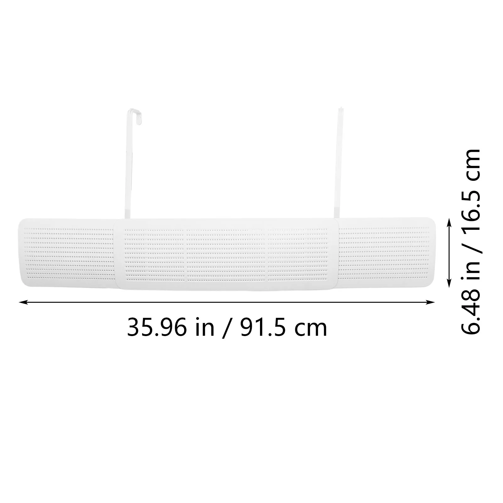 Air Conditioner Deflector Adjustable Hanging Vent Deflector Block Direct Airflow Universal Fit Air Outlet Baffle Shield for Home