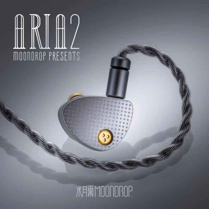 

MoonDrop Aria2 aria 2 Earphone Dynamic IEMs Earbuds with Detachable Cable