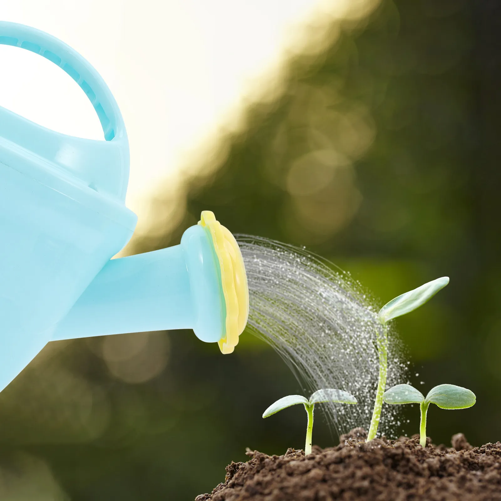 

Набор из 2 детских лейок: маленькие лейки для полива уличных растений и игр с песком, прочные, безопасные, с эргономичной ручкой, игрушки для песка