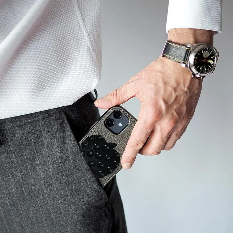 

Silicone Suction Cup Phone Case Mount Double-Sided Sticky Phone Case Stand Fashionable Cellphone Stand Strong Grip Holder For