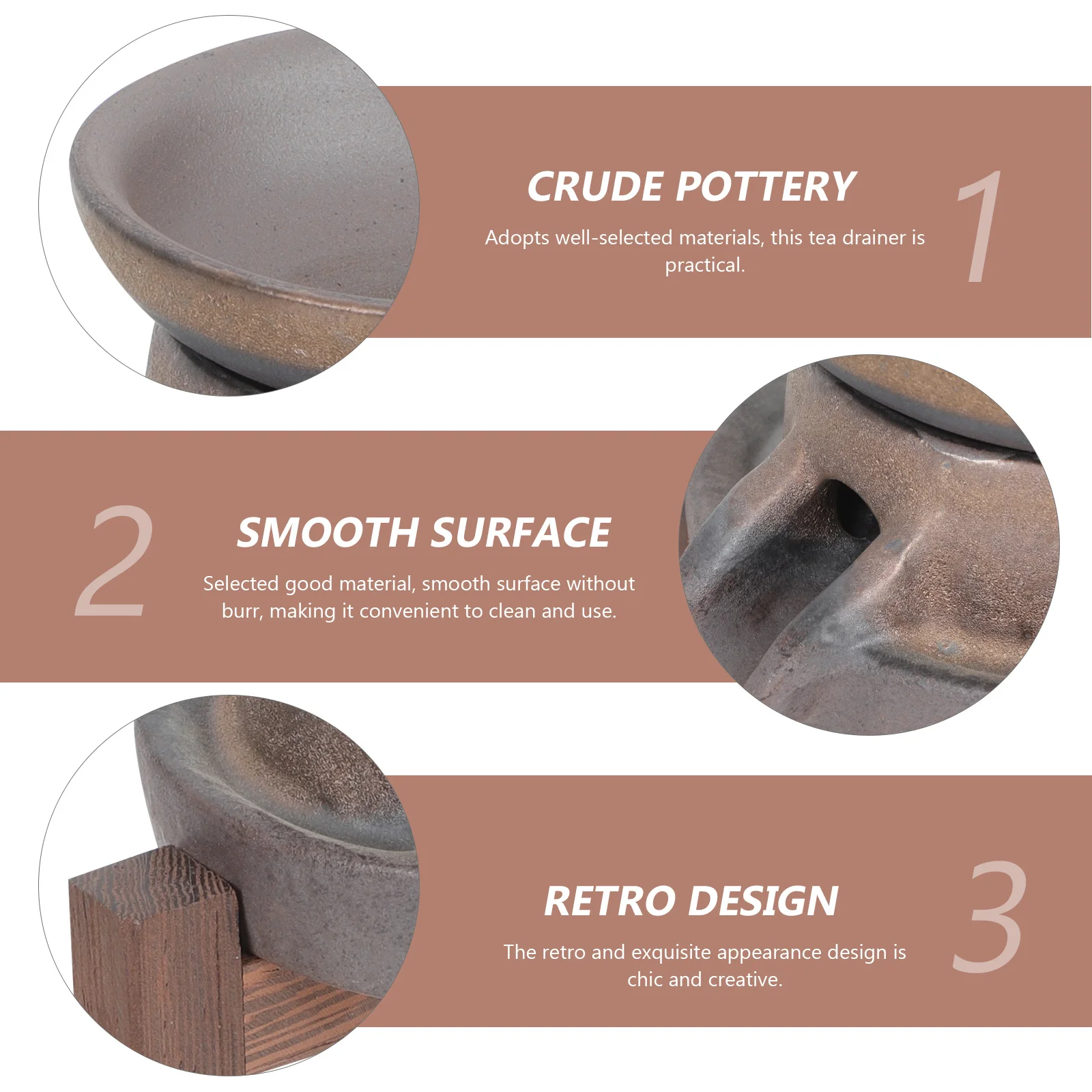 

1Set Tea Residue Infuser Well Selected Materials Protect Hands from Scalding Perfect Home Decoration Tea Strainer