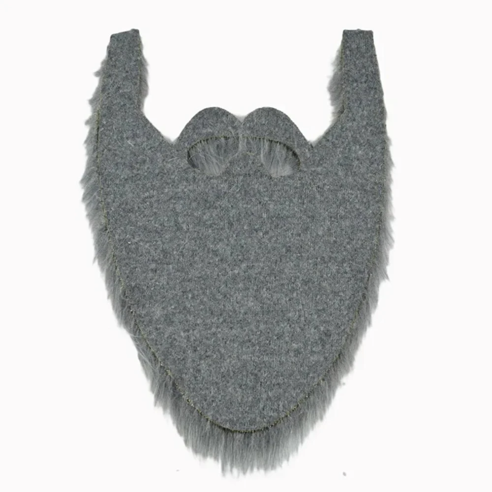 Halloween Pirate Costume Accessories - Fake Beard and Sideburns Set Simulation Facial Hair for Masquerade Party