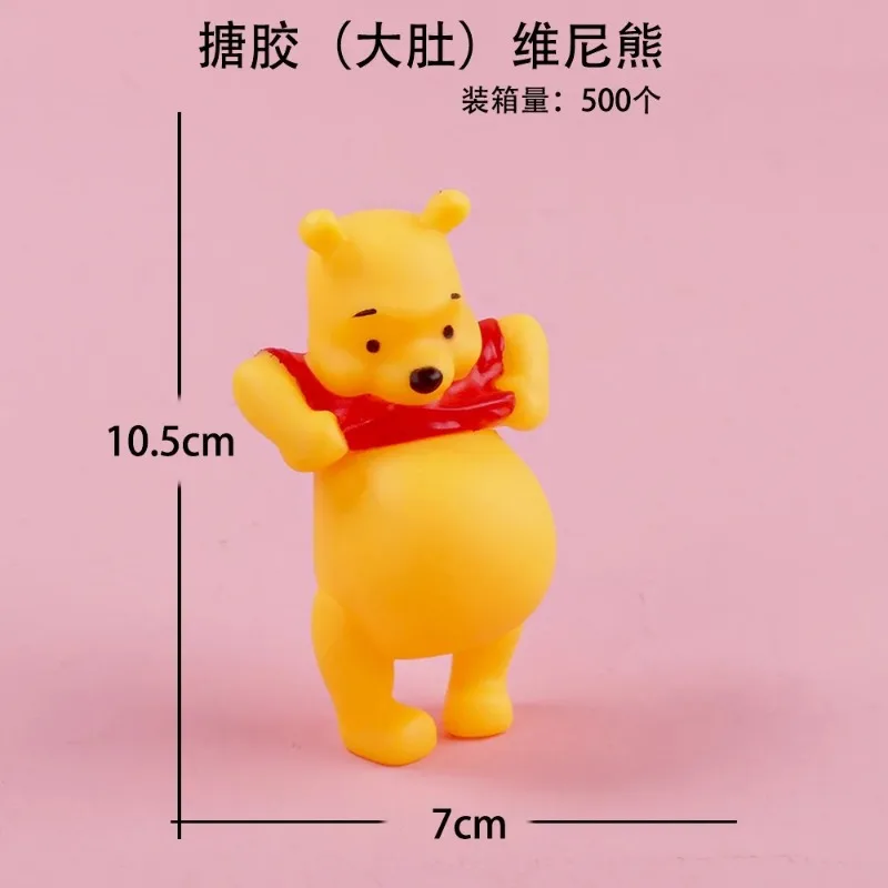 Disney Tigger Action Anime Figures Winnie The Pooh Model Pig Pvc Doll Cute Desktop Cake Car Ornaments Children\'s Birthday Gifts