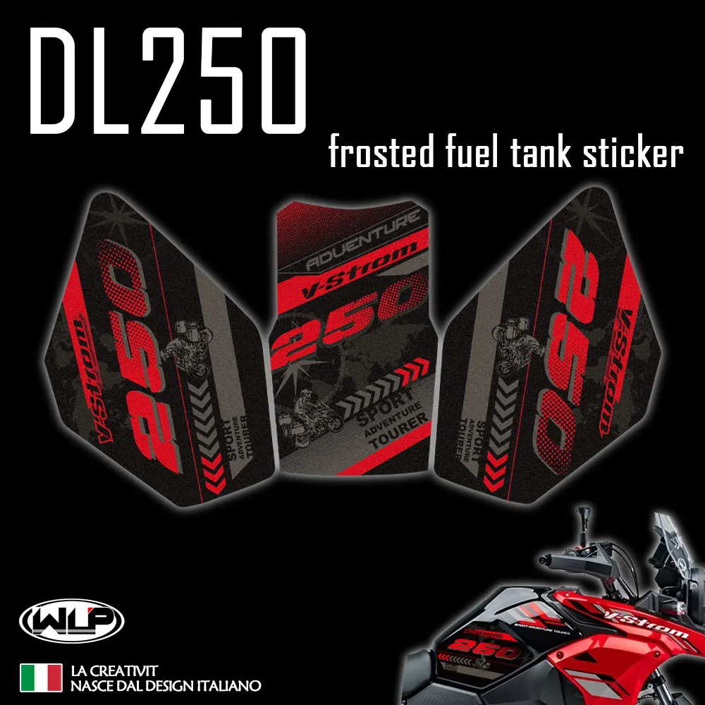 DL250 3M Frosted Motorcycle Accessories Sticker Decal Kit Fuel Tank Pad Protector Anti slip For V-Strom DL 250 vstrom dl250