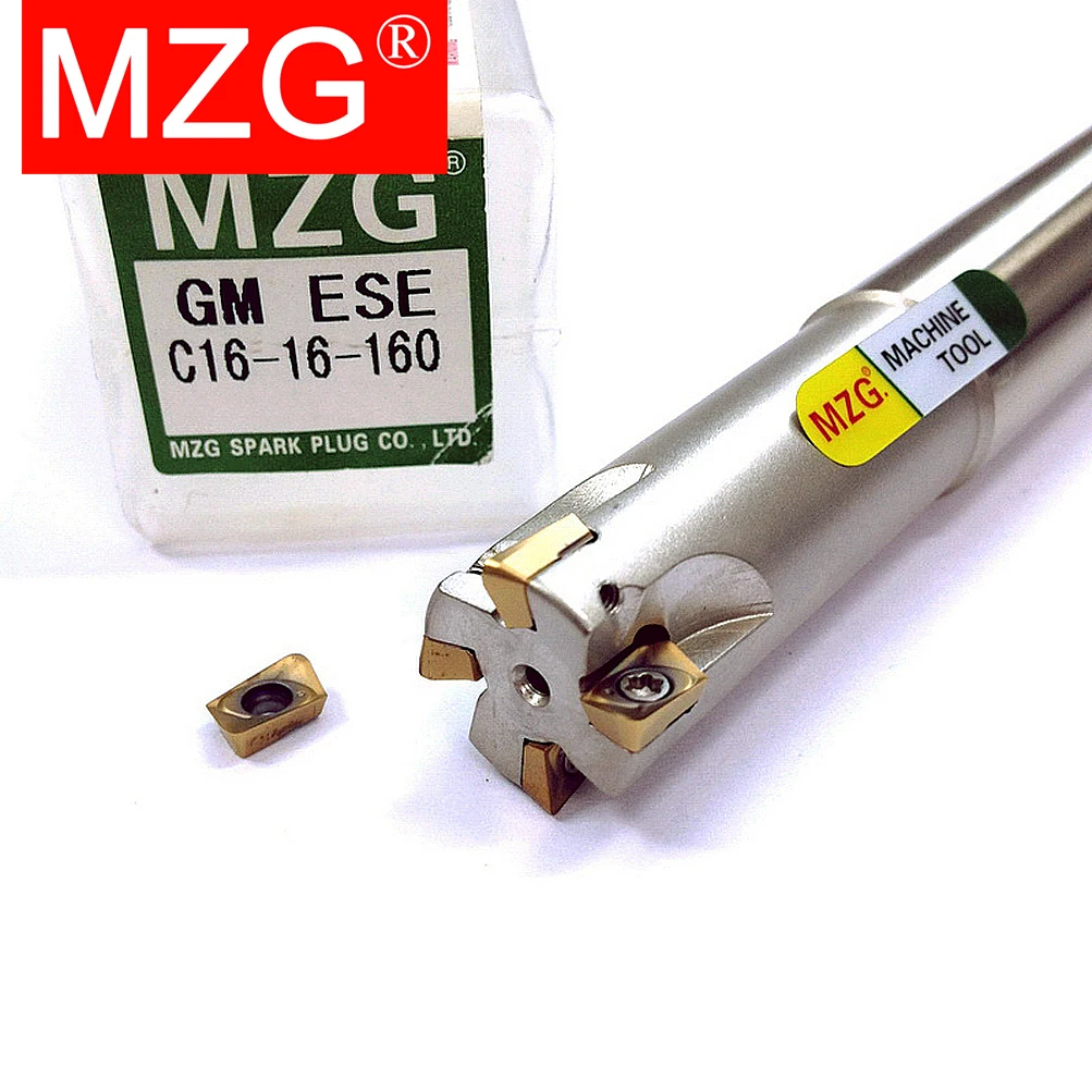 MZG ASM 10 12 Milling cutters for metal JDMT Carbide Insert 0702 small hole deep cavity double edge diameter end mill lathe tool