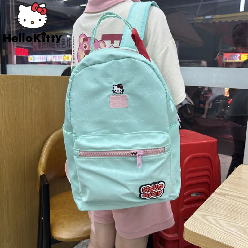 

Sanrio Hello Kitty Cartoon Printing Backpack Y2k Sweet Girl Student Schoolbag New Korean Style Backpack Fashion Aesthetics Bag