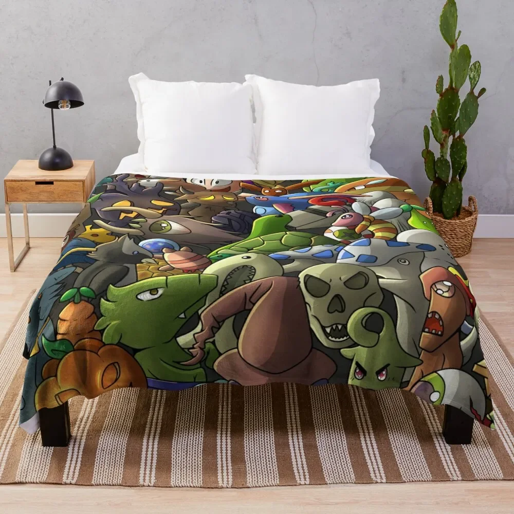 

ALL TERRARIA PETS- Digital Throw Blanket Cute Plaid Decorative Beds Flannels Blankets