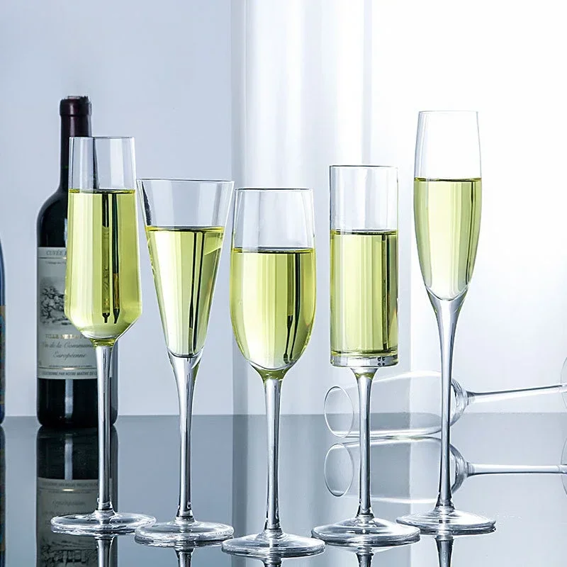 Verre à Champagne en verre de cristal, gobelet à Dessert scintillant créatif, verre à vin, tasse à grillage de mariage, ensemble de vin