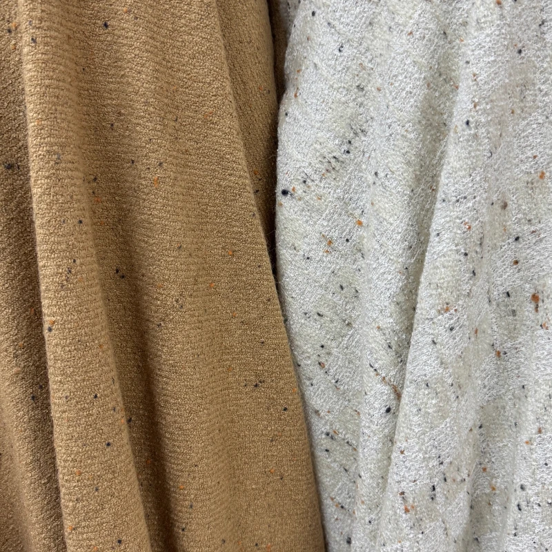 

Candy Color Dot Wool Woven Tweed Coat Dress Suit Set for Teen Girls Textured Fashion Plaid Fabrics for Sewing Crafts Materials