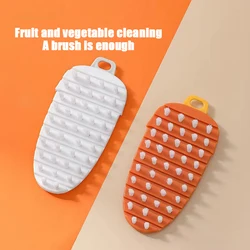 1pcs Function Flexible Cleaning Brush Fruit and Vegetable Brush Cleaning Vegetables Kitchen Fruit and Vegetable Brush