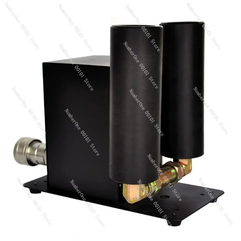 200W Dual Nozzle CO2 Air Cannon, 8m Jet Height Stage Effect Machine with DMX & Remote Control