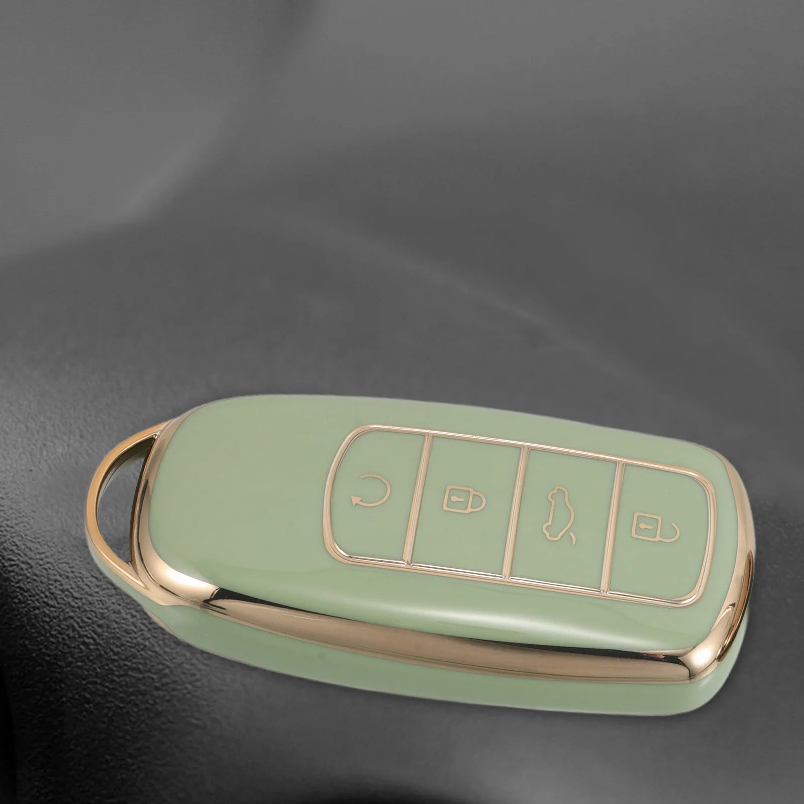 

2Pcs Car Key Shell Cover Hardwearing Tpu Protective Case Longlasting Fit for Chery Little Ant Key Fob Remote Protective Shell