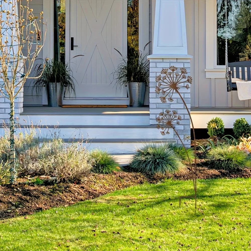 1 قطعة حديقة ديكور معدني حصص زهرة فناء شرفة زارع حديقة ديكور ساحة المنزل الديكور في الهواء الطلق إكسسوارات الحديقة