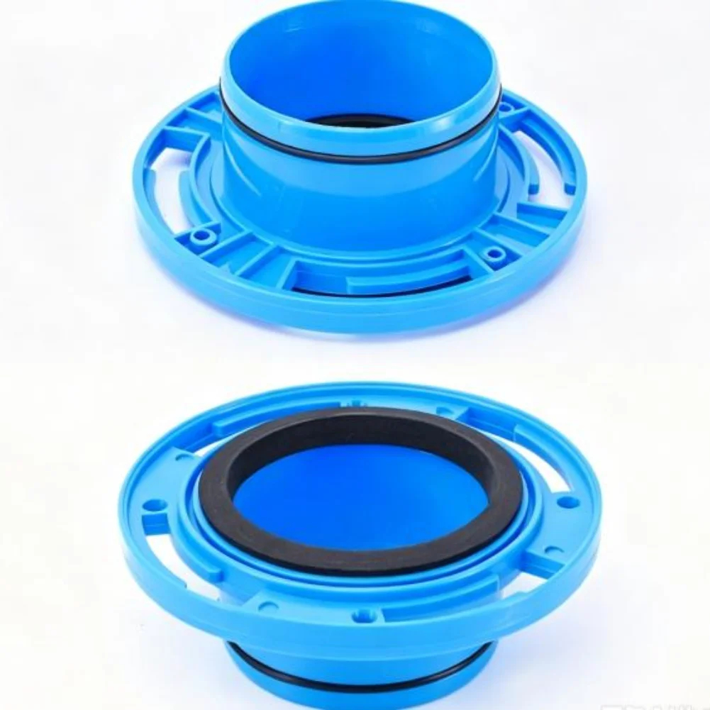 Siphon Displacement Device for Toilet Seats with Modular Extension System to Fit Multiple Drain Pipe Recess Scenarios