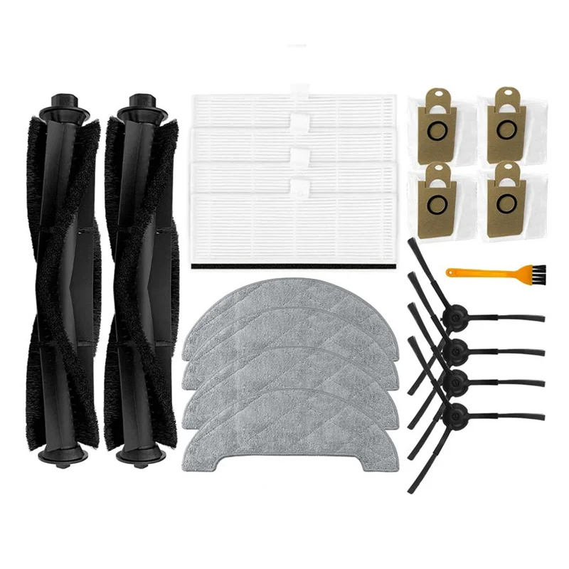 EAS-cepillo principal Cepillo Lateral filtro Hepa fregona trapo repuestos accesorios para AIRROBO T10 + Robot aspirador