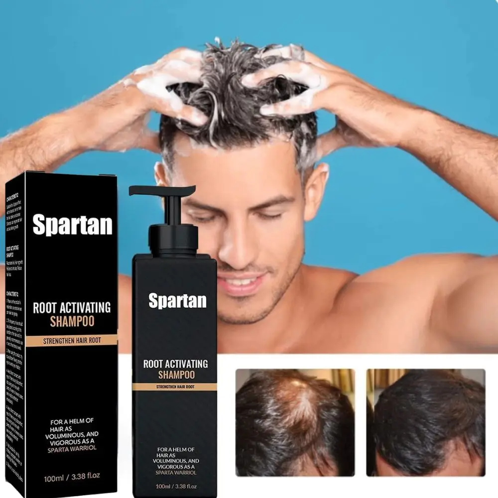 

100ml Spartan Root Activator Hair Regrowth Shampoo Anti Hair Loss Oil Control Fluffy Relieve Itching Soft And Smooth Conditioner