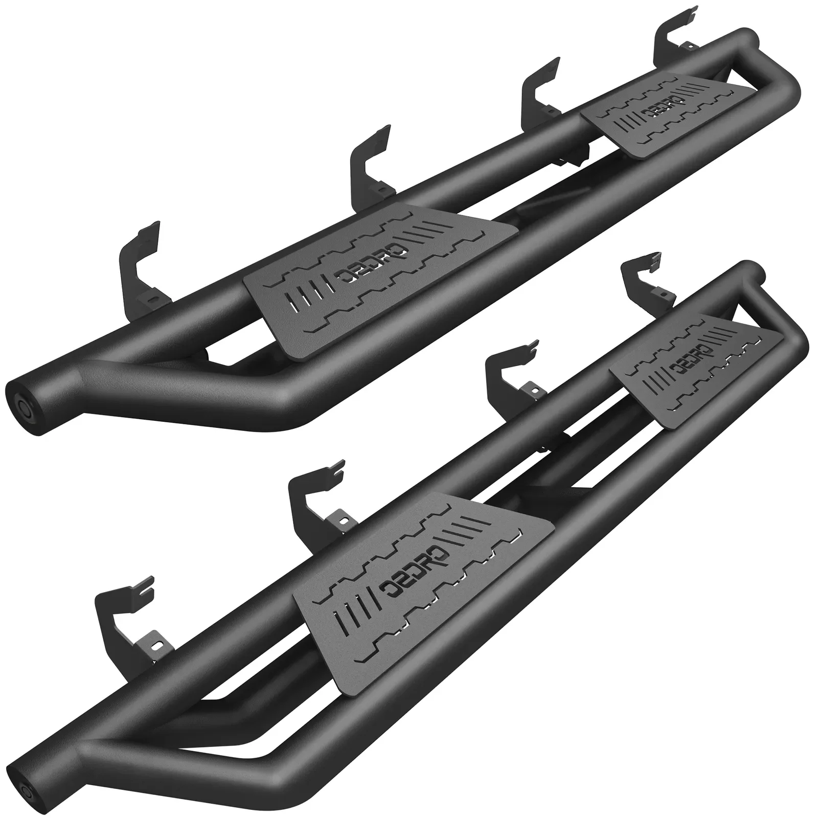 OEDRO Armor Running Boards for 2019-2024 Chevy Silverado 1500 Crew Cab Side Step