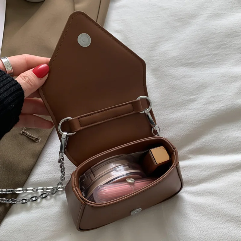 2023 Brand Women Pink Orange Mini Handbag and Purses Small Totes Shoulder Bags Lady Chain Crossbody Bags Lipstick Bags Clutch