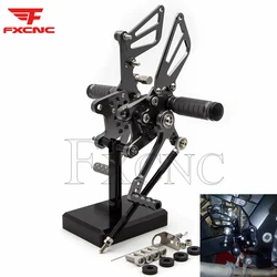 For Suzuki GSXR 600 750 1000 K1-K4 SV 650 SV650S SV1000/S 1998-2014 CNC Motorcycle Foot Pegs Rest Rearset Rear Set Footrest