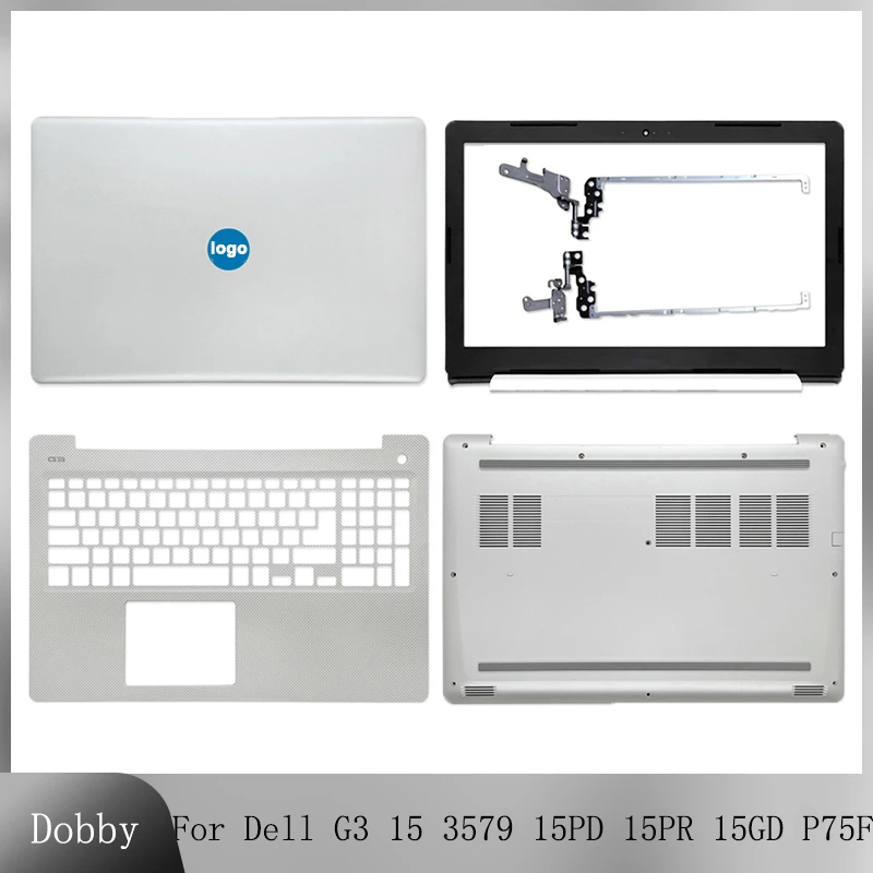 NEW Original for Dell G3 15 3579 15PD 15PR 15GD P75F Laptop LCD Back Cover/Front Bezel/Hinges/Palmrest/Bottom Case White Shell