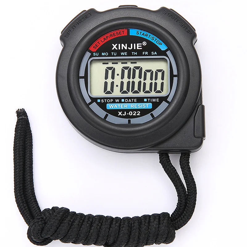 50 قطعة ساعة توقيت جديدة مؤقت العد التنازلي الرياضة اللياقة البدنية مدرب الحكم السباحة مقاوم للماء