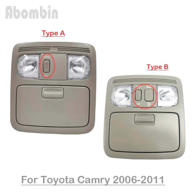 Car Reading light Shell Ceiling Reading Light Housing Dome Light Cover For Toyota Camry 6th Generation 2006 07 08 09 10 11