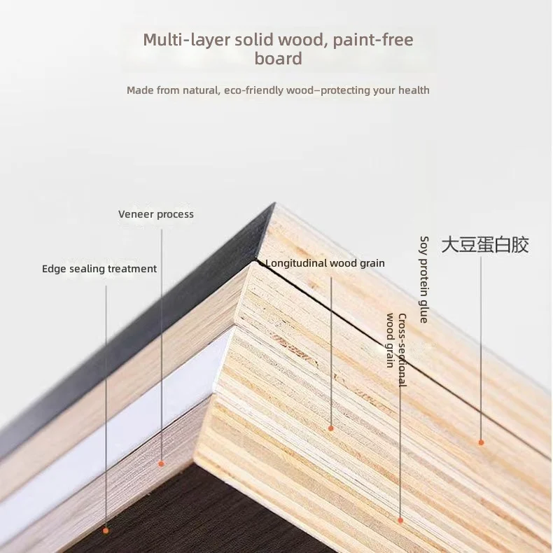 Large Scale Project Bathroom Shelving Multi Layer Solid Wood Bathroom Vanity Waterproof Cabinet Body With Smart Mirror ODM OEM