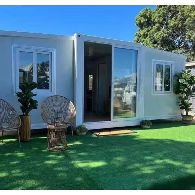 Prefab Movable Expandable Cabin House with Glass