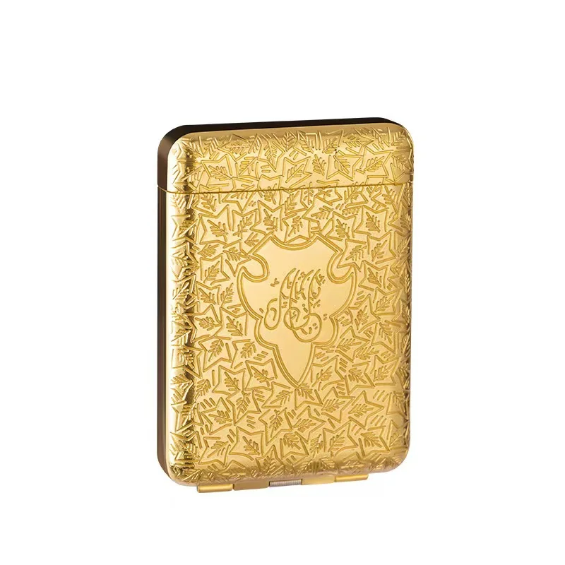 Retro Metal Cigarette Box, Personalized Nostalgic Three-dimensional Embossed Pattern, 16-pack, 20-pack Cigarette Box