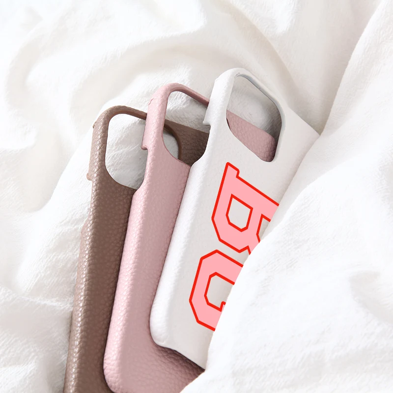 Кожаный чехол для телефона с инициалами и буквами, персонализированный под заказ, для iphone 13 12 11 Pro Max X XS XR 7 8 Plus, роскошный чехол