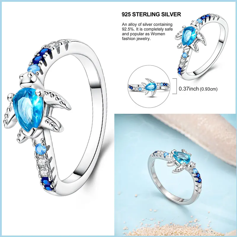 Women's 925 Sterling Silver Luxury Stackable Ring, Wedding Gift