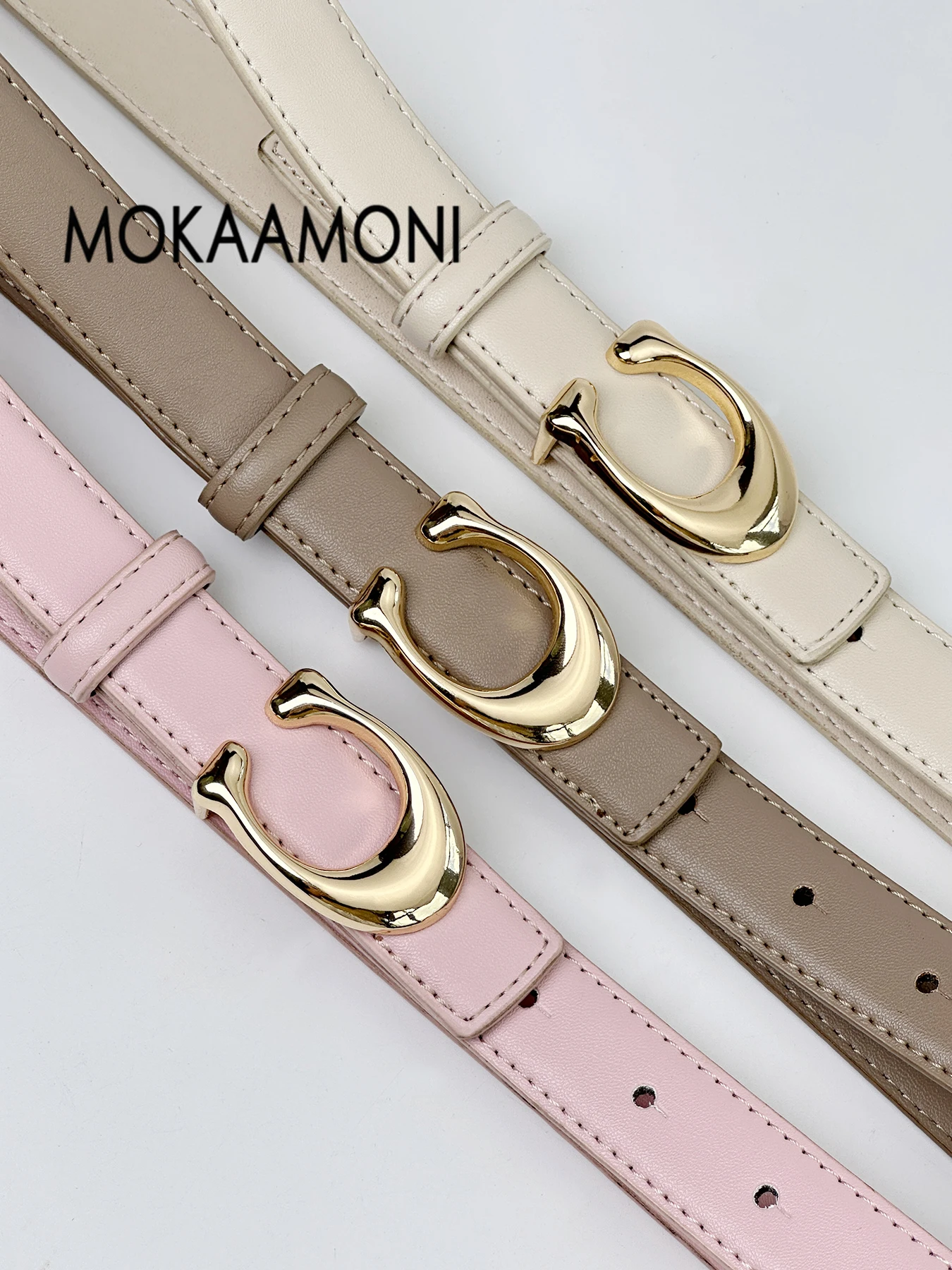 Elegant Ladies Belt Fashionable Denim Dress Belt High-End Design Sensation Goddess Accessory