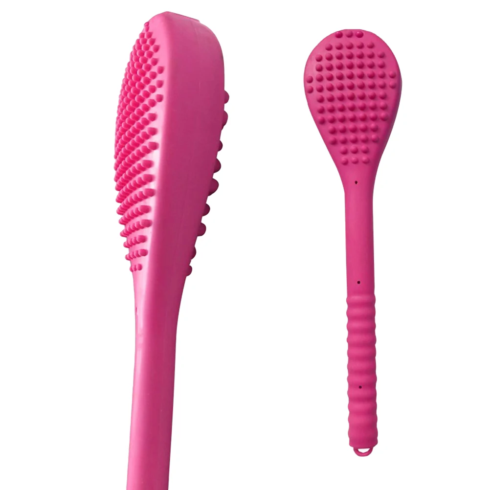 

1Pcs Silicone Massage Hammer Stick Double-Sided Hollow Body Massage Tool for Acupressure Pain Relief Neck Shoulder Back