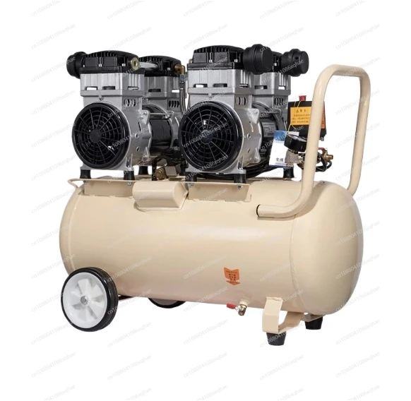 Portable High-Pressure Air Pump, Silent Compressor, Small Oil-Free Compressor, Woodworking, 220V