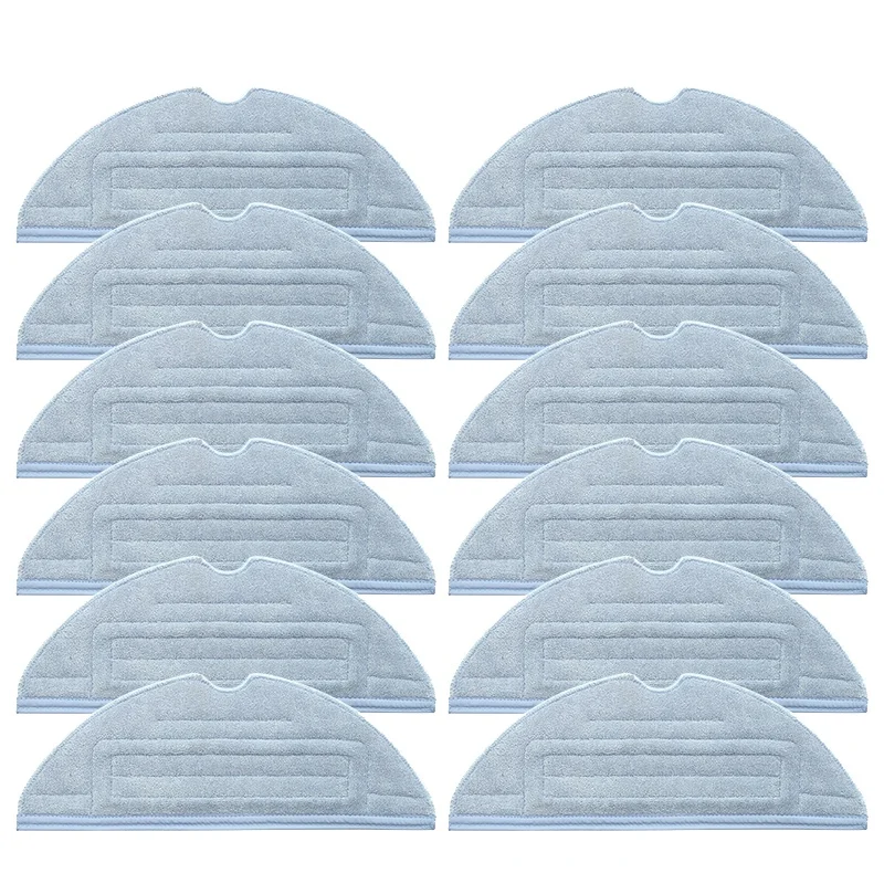 Roborock S7/T7/T7 Plus용 교체 걸레 청소 천, 로봇 진공 청소기 예비 부품, 12 개