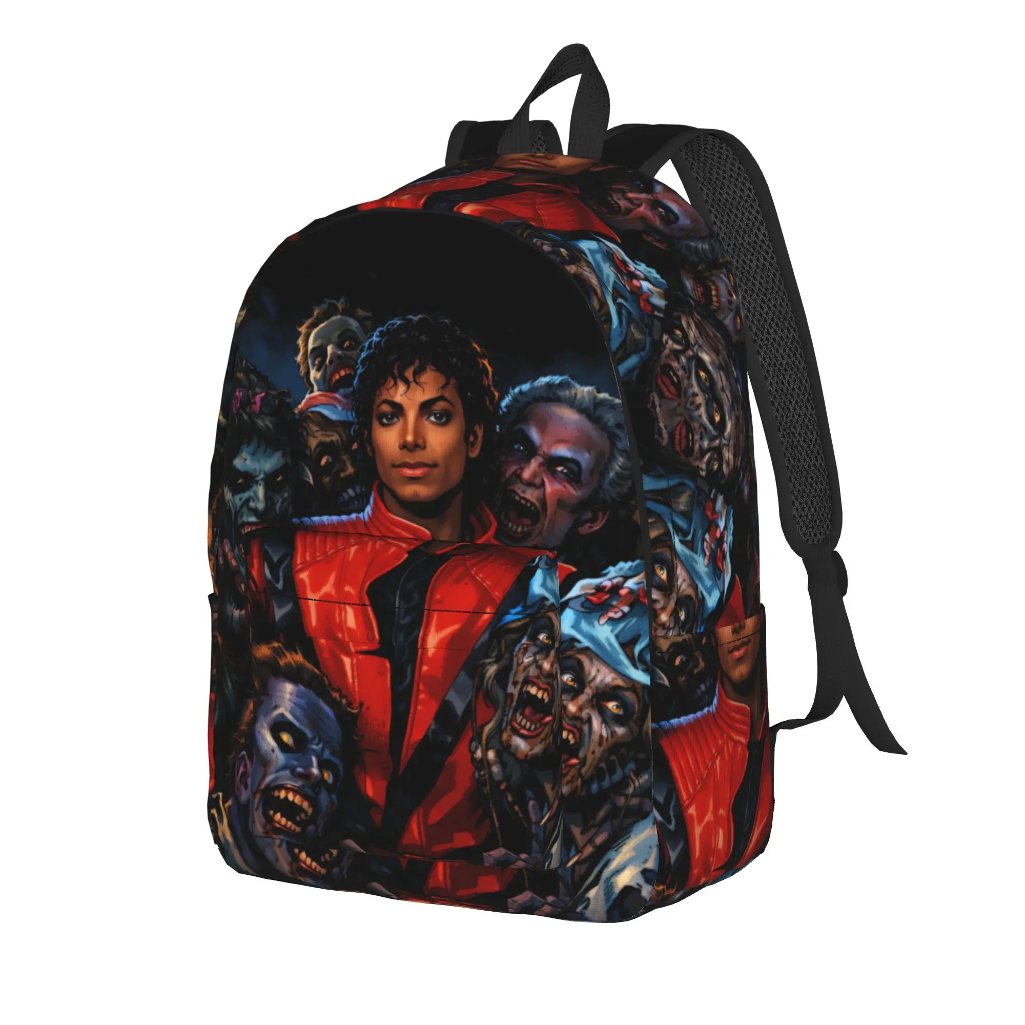 Michael Jacksons Musical Movie 2026 Backpack  Trekking Backpacks Teen Designer Pattern High School Bags Aesthetic Rucksack