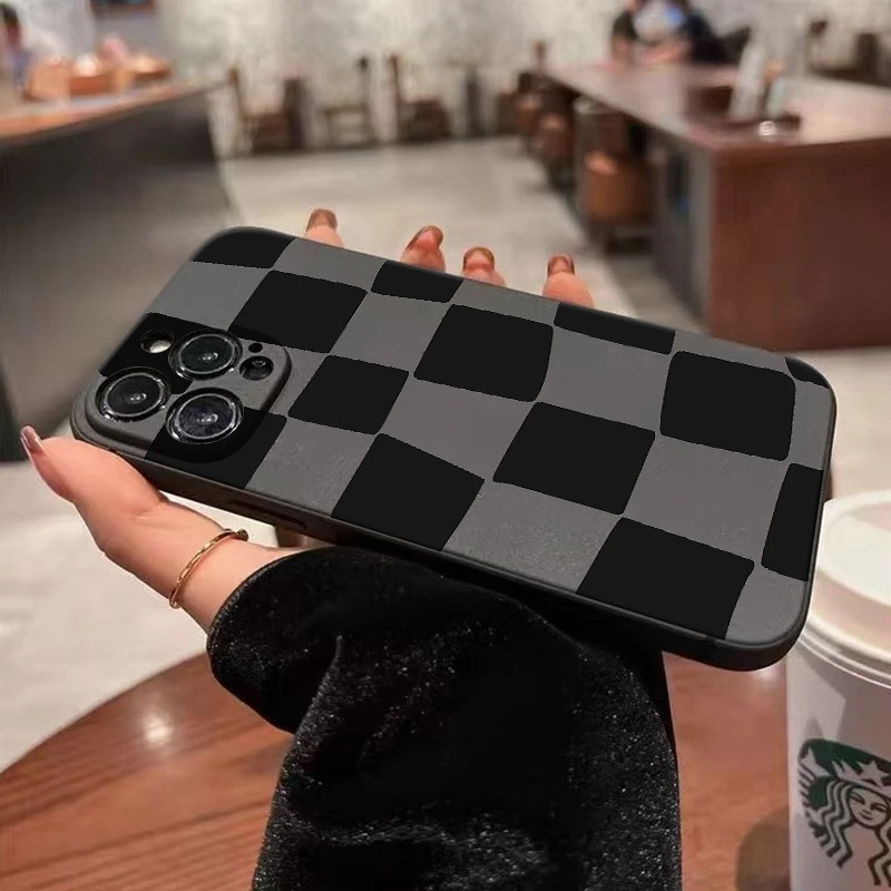 المربعات الملونة نمط طباعة الحالات الهاتف ل Xiaomi Poco F7 F5 F6 X7 X6 X5 Pro 5G M6 X3 F3 للصدمات سيليكون الحلوى الوفير غطاء