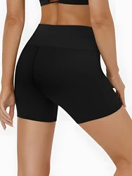 Women Sports Short Yoga Legging Shorts Squat Proof High Waist Fitness Tight Shorts Quick Drying Cycling Workout Gym Shorts