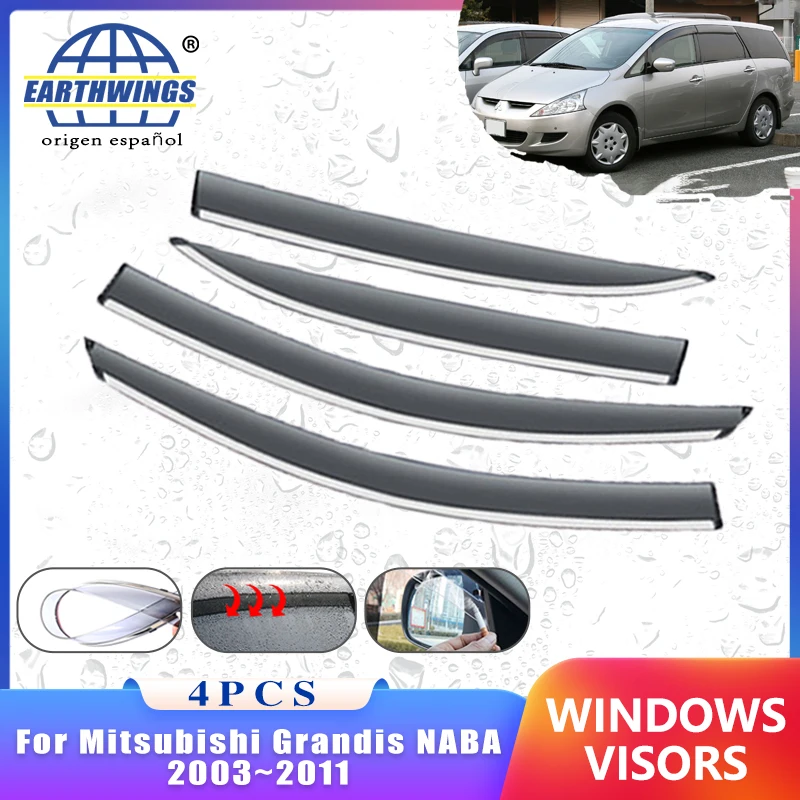 

Wind Shield for Mitsubishi Grandis 2003~2011 Space Wagon 2005 2008 Accessories Deflectors Car Window Rain Eyebrow Guards Awning