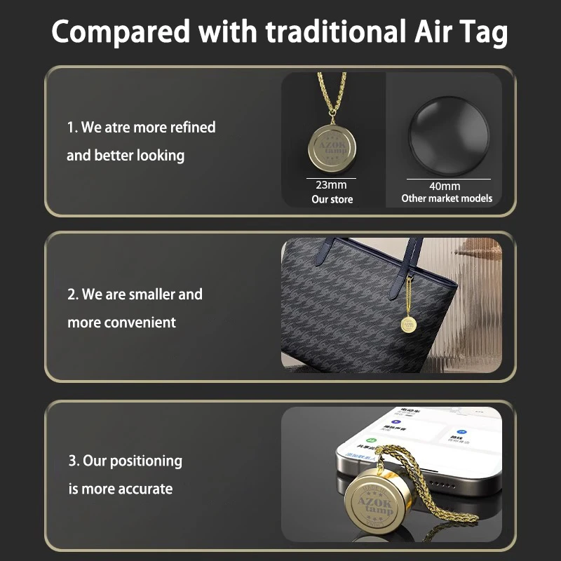 Mini Intelligent Anti Loss Locator GPS Search Tracking Locator For Pet Child Wallet Luggage Car Key Airtag Replacement Tracker