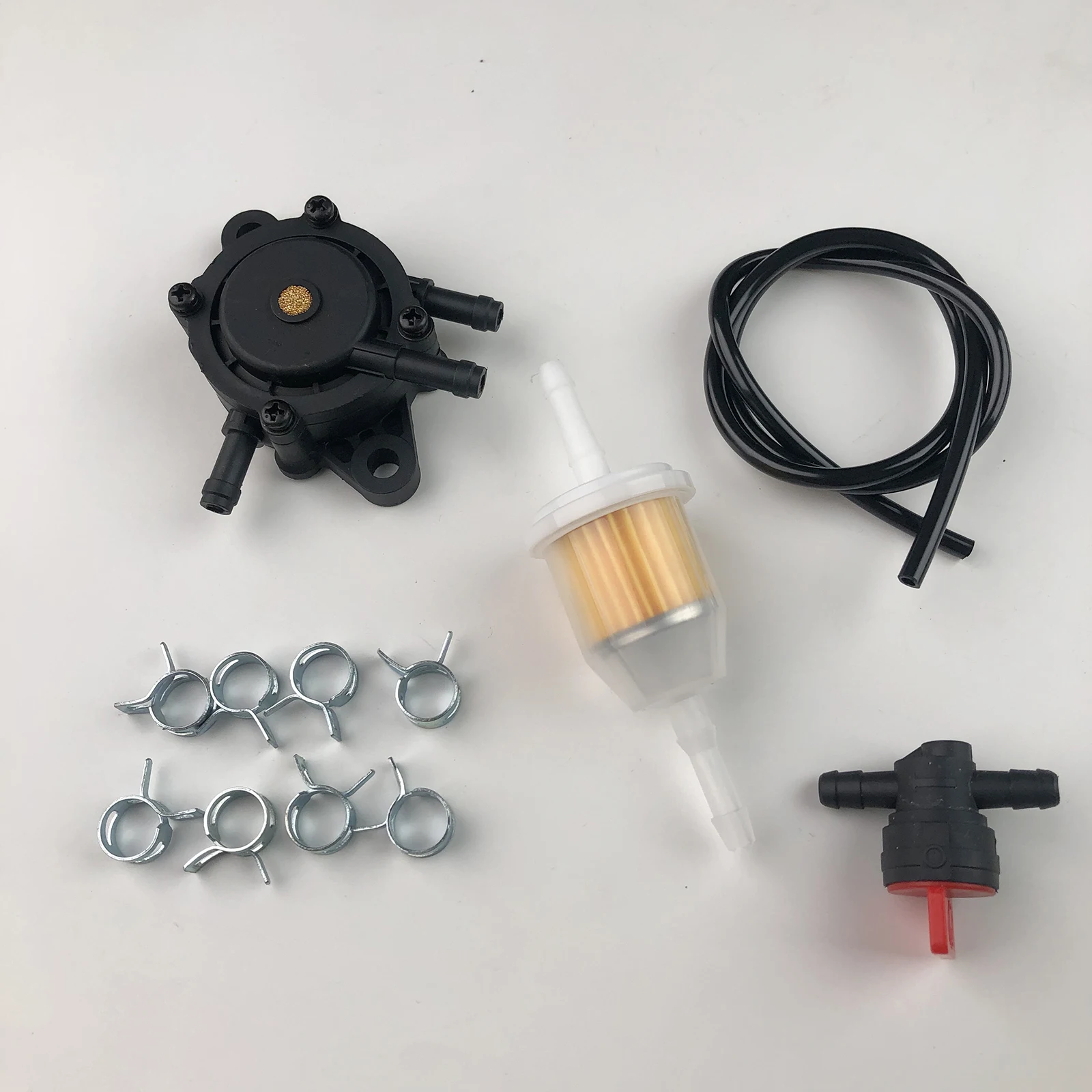 1set Lawn Mower Fuel Pump Kit for BS 808656 491922 691034 Kohler 24 393 04-S 24 393 16-S Honda 16700-Z0J-003 Kawasaki 49040-7001