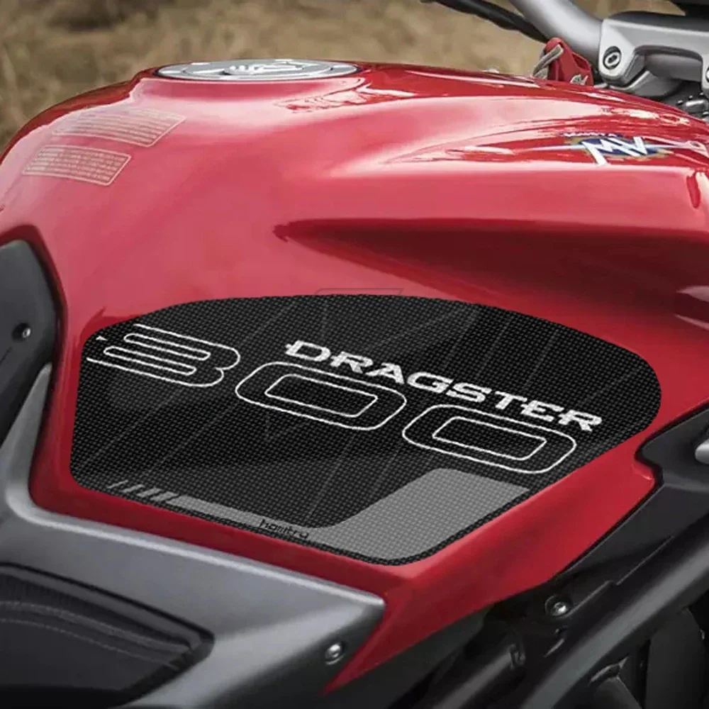 For MV Agusta DRAGSTER 800 RC RR AMERICA PIRELLI 2019-2020 Motorcycle Side Tank Pad Protection Knee Grip Anti-slip - view 2