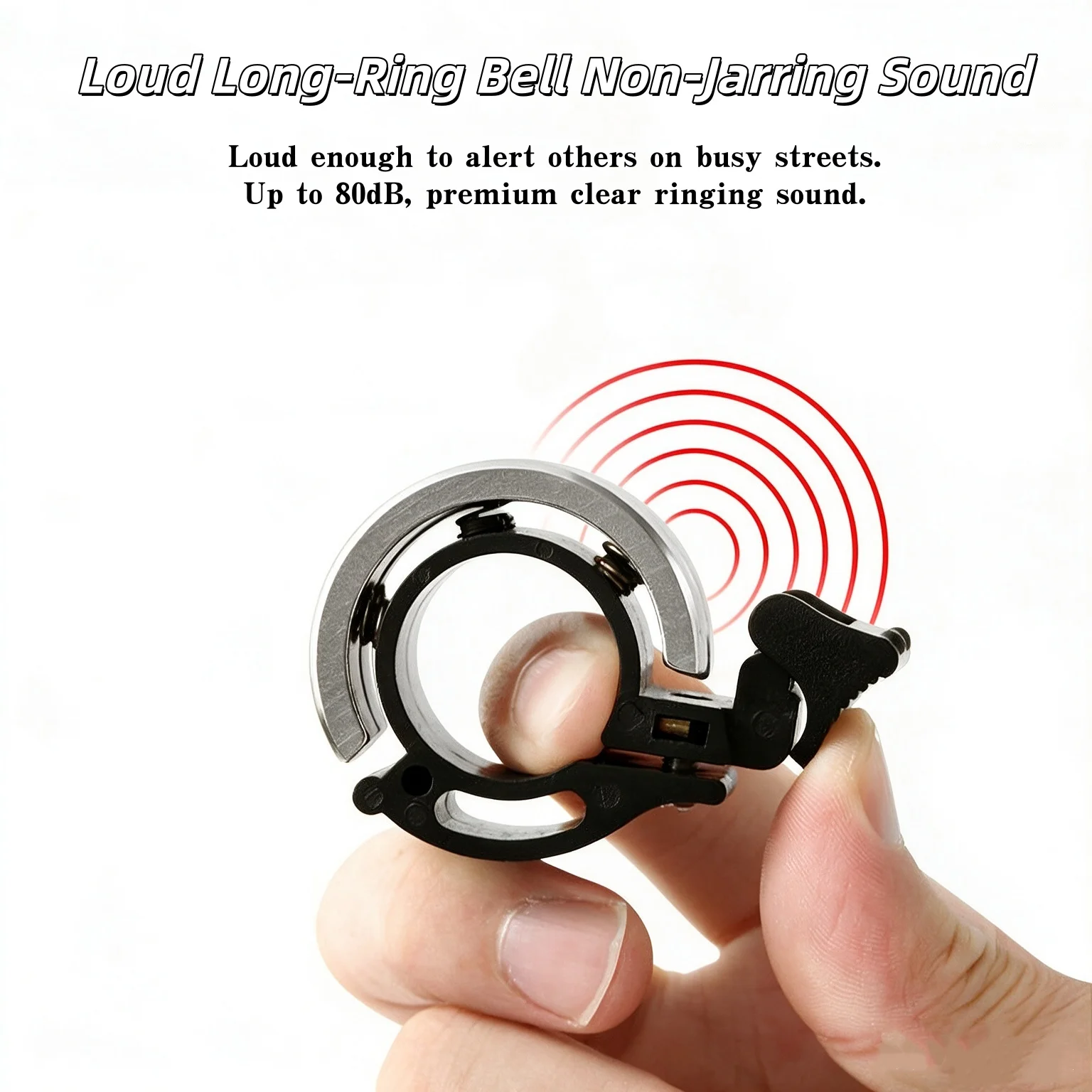 Bicycle Bell MTB Bicycle Horn Alloy Bike Ring Sound Beep Timbre Alarm Universal Bicycle Safety Bell Bicycle Accessories - view 4