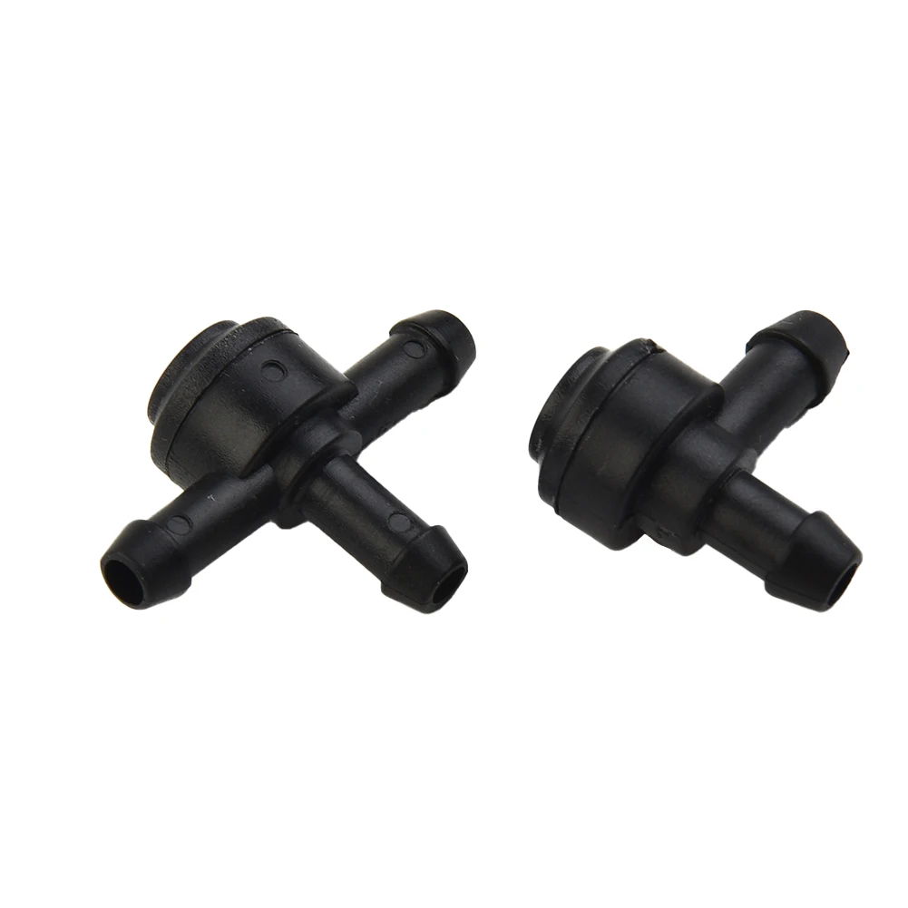 Headlight Check Valve Hose 2 & 3 Way Valve 2pcs 9178897 & 31391513 Black Plastic Washer Windscreen Quality New